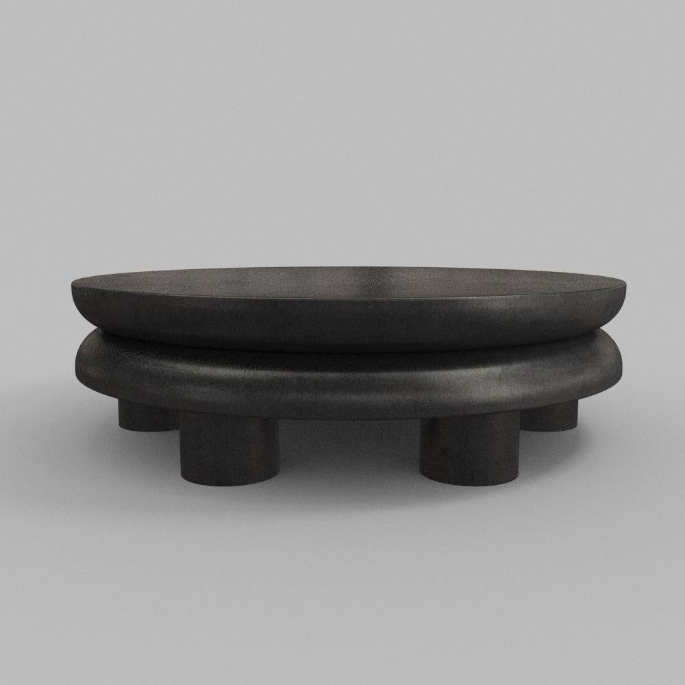 Czech Brut Low Table Made Out of Cast Concrete For Sale