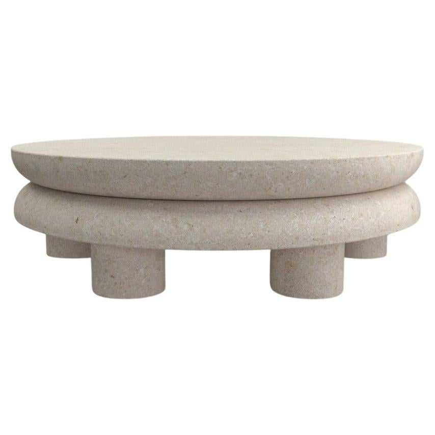 Brut Low Table Made Out of Cast Concrete For Sale