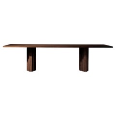 Brut Slim 240 American Walnut Rectangular Dining Table by Mokko Amsterdam