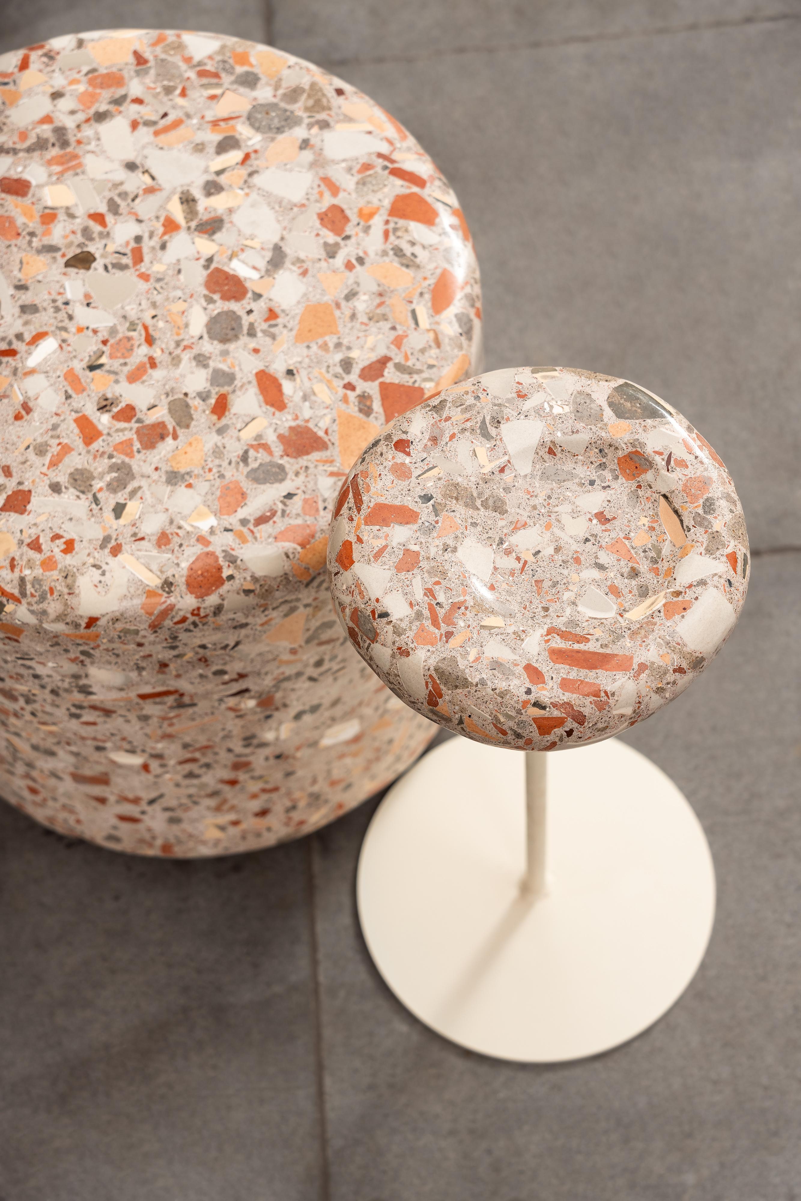 Brut Terrazzo Low Side Table en vente 6