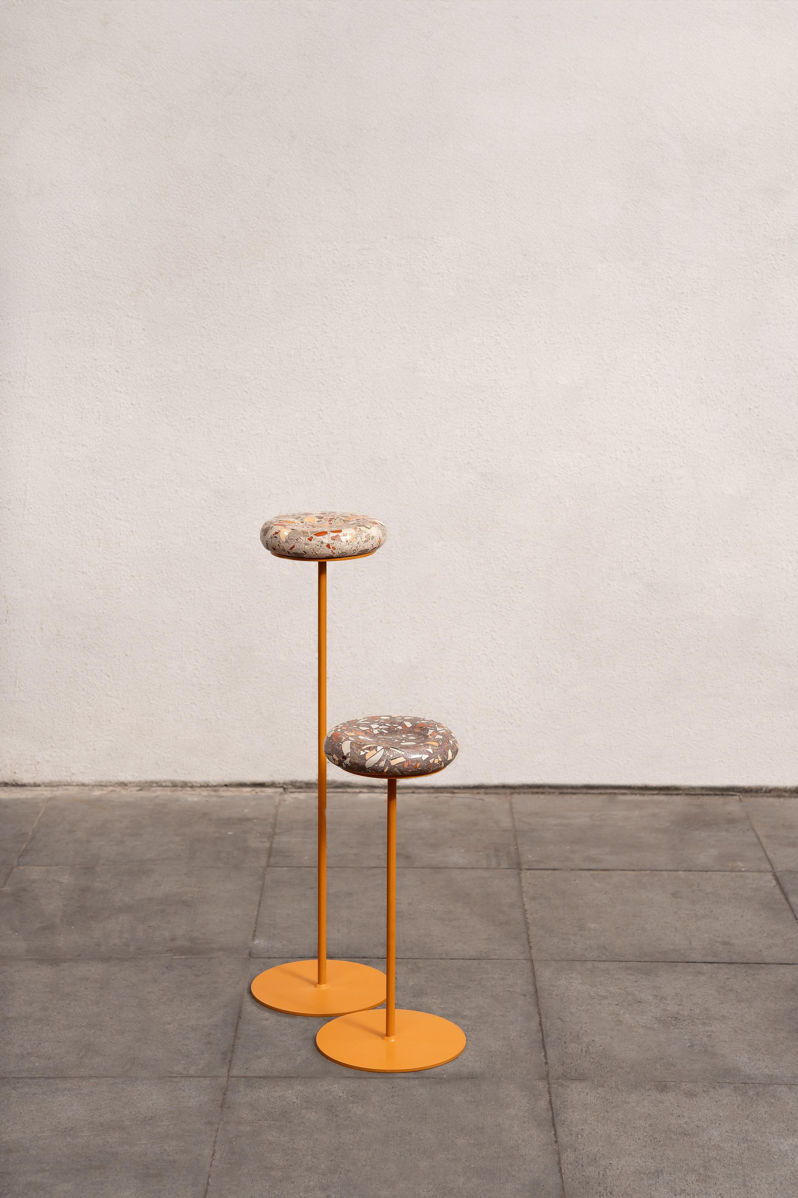 Brut Terrazzo Low Side Table en vente 2