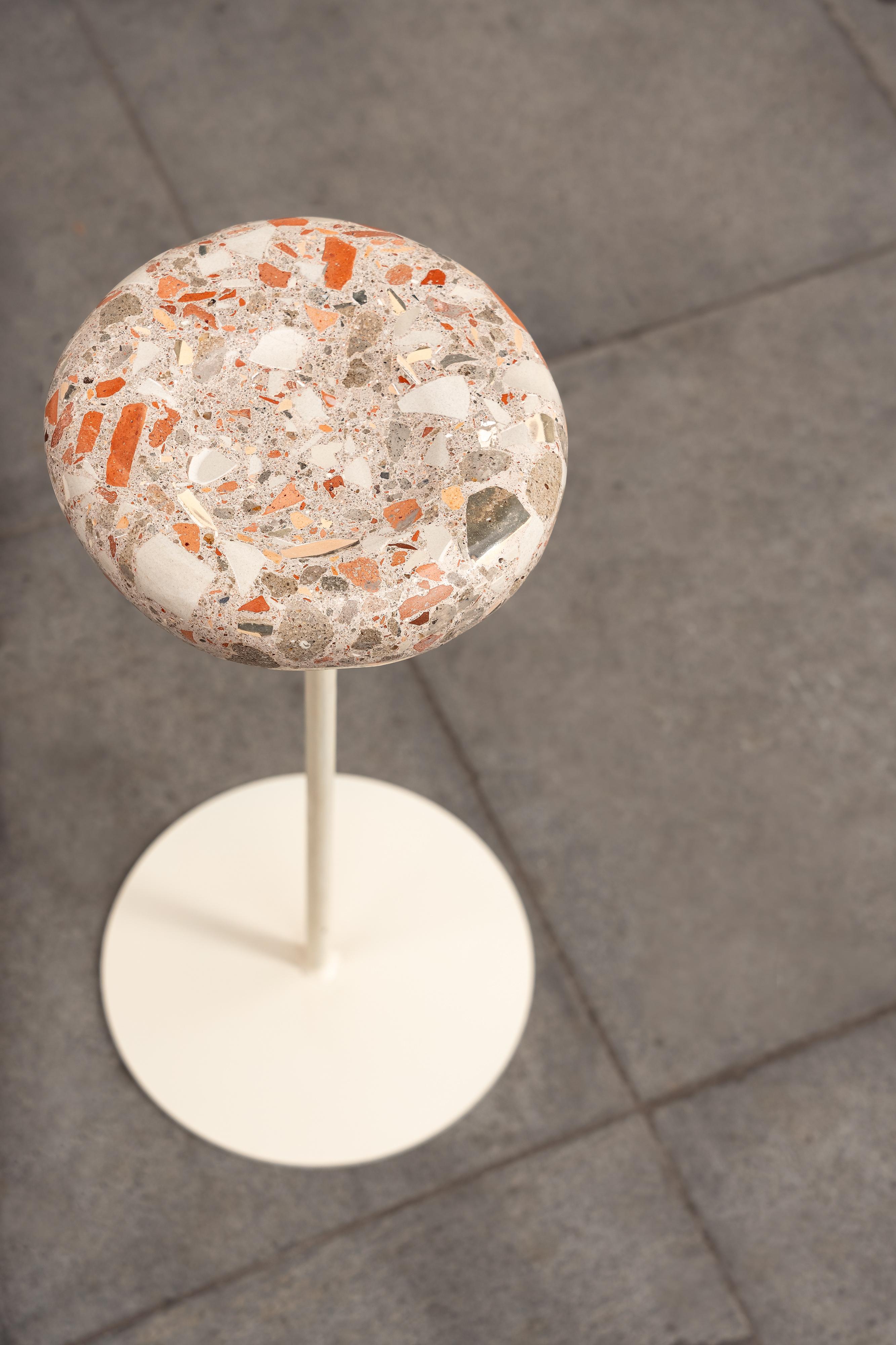 Brut Terrazzo Low Side Table en vente 5