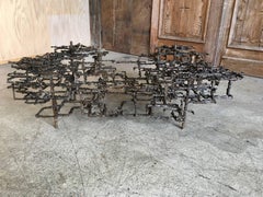 Abstrakter brutalistischer Couchtisch des Künstlers Daniel Gluck