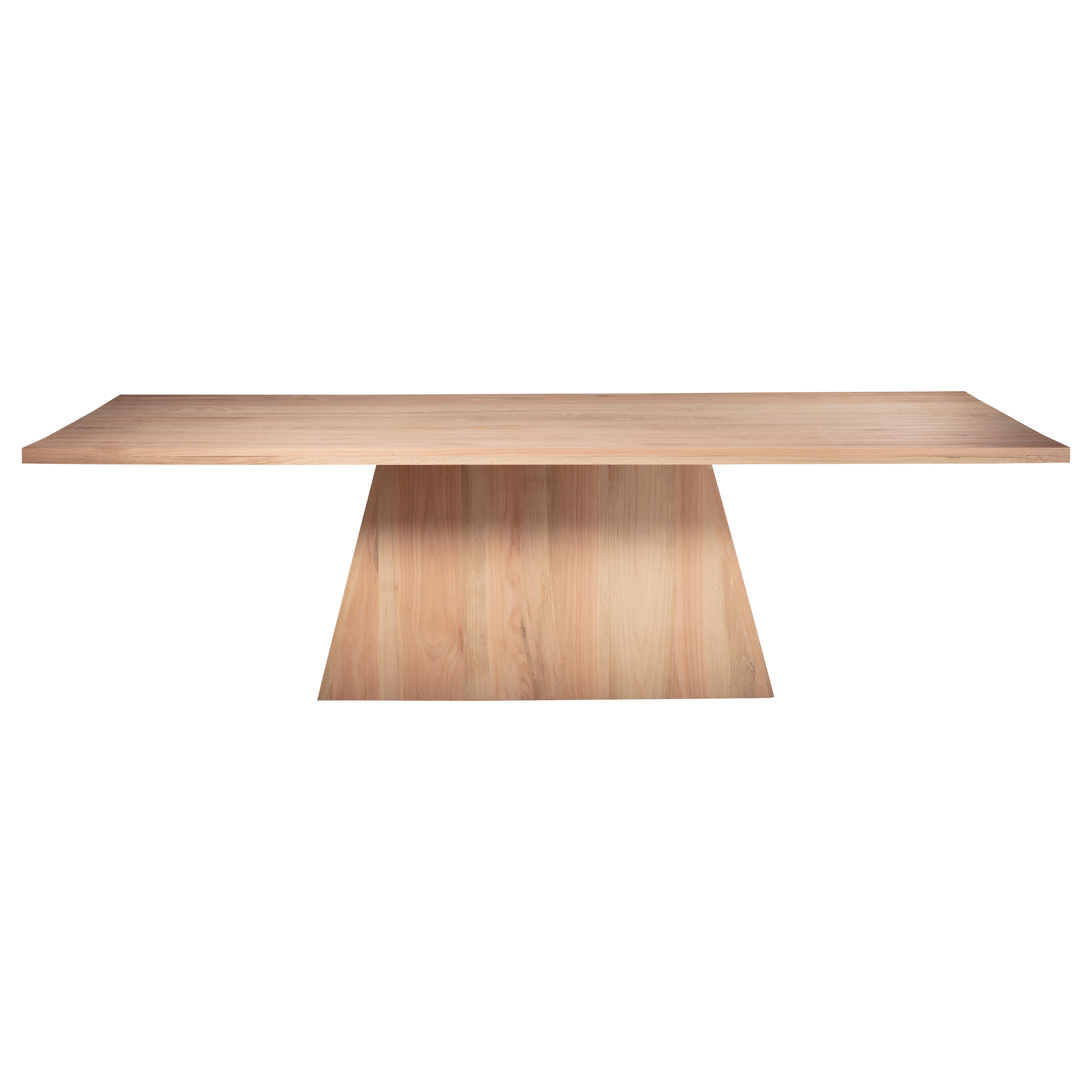 Mesa de comedor rectangular Brutal de roble rojo natural by No Age Studio en venta