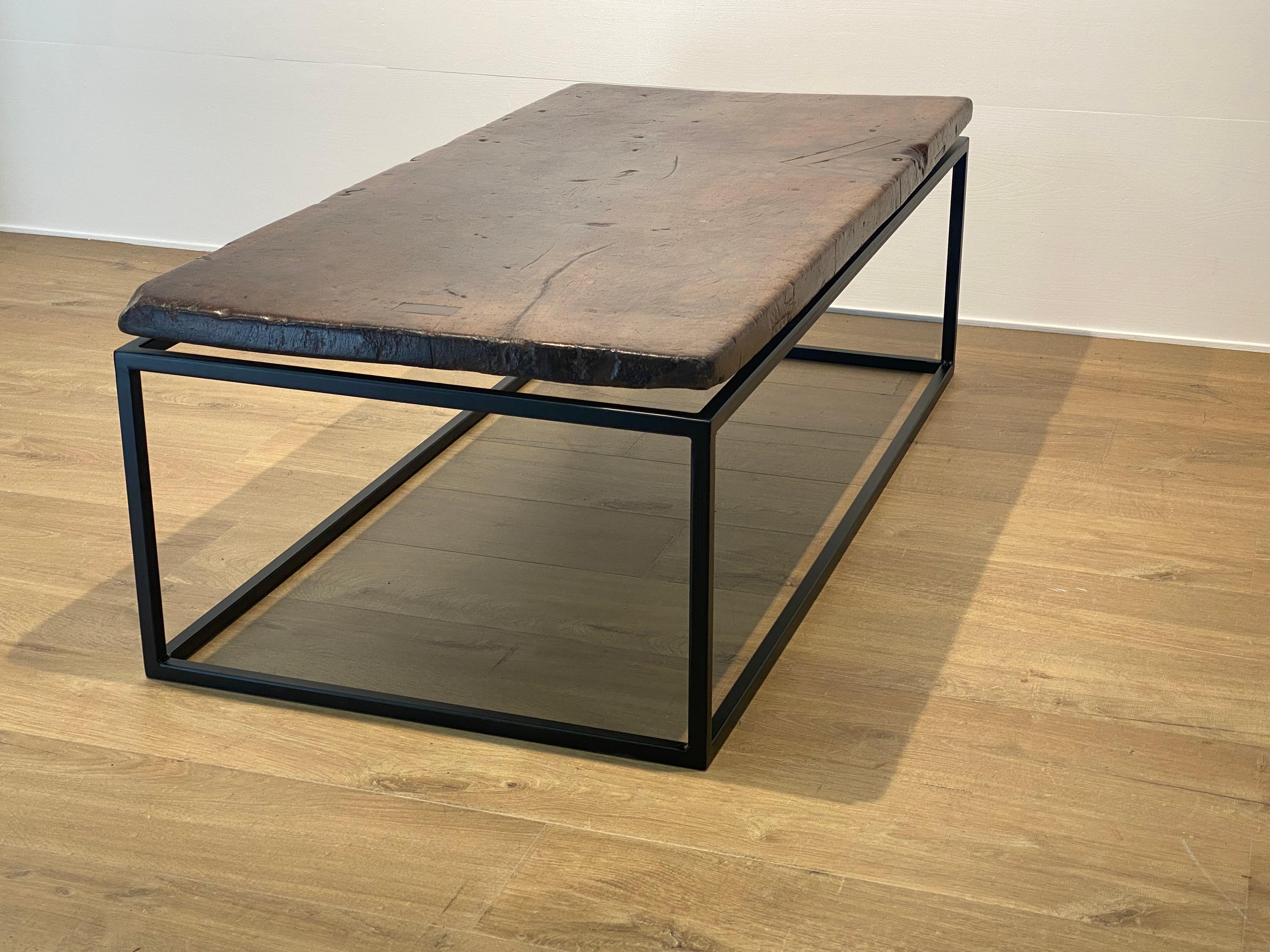 Brutalis, Modern Wooden Coffee Table For Sale 6