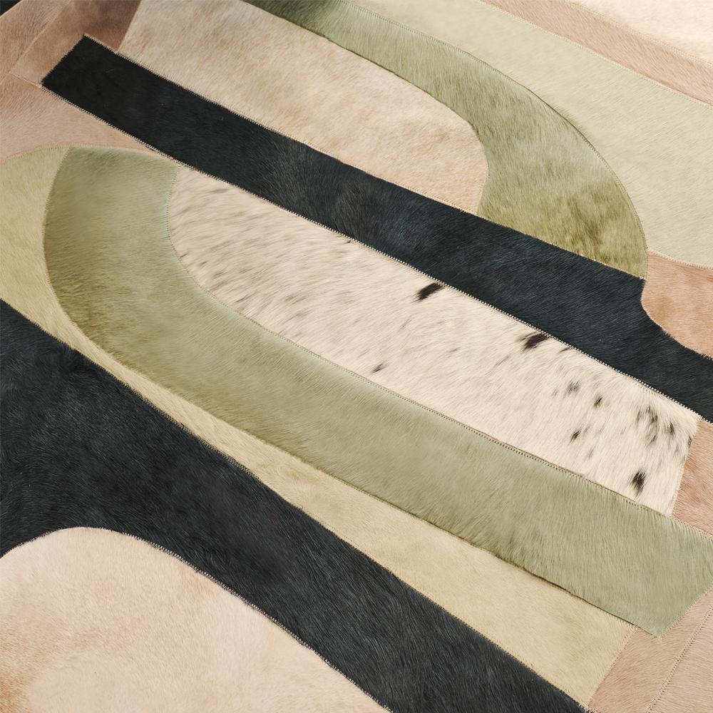 Alfombra Brutalista, Moderna Geométrica Personalizable Verde, Azul Marino, Topo XXLarge Pakistaní en venta