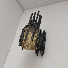Brutalist 1960 Applique by Marcello Fantoni