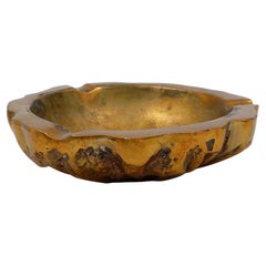 Brutalist 50s Brass Ashtray
