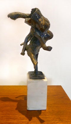 Brutalist Abstract Bronze Sculpture by Abbott Pattison