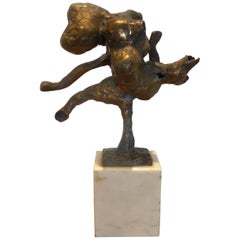 Brutalist Abstract Bronze Sculpture by Abbott Pattison