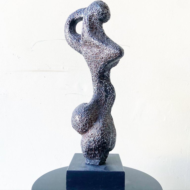 Late 20th Century Brutalist Abstract Female Nude Sculpture by Austin Productions For Sale