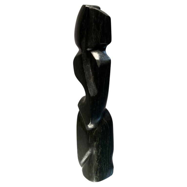 Brutalist abstract stone sculpture, 1960s, offered by the Millen House