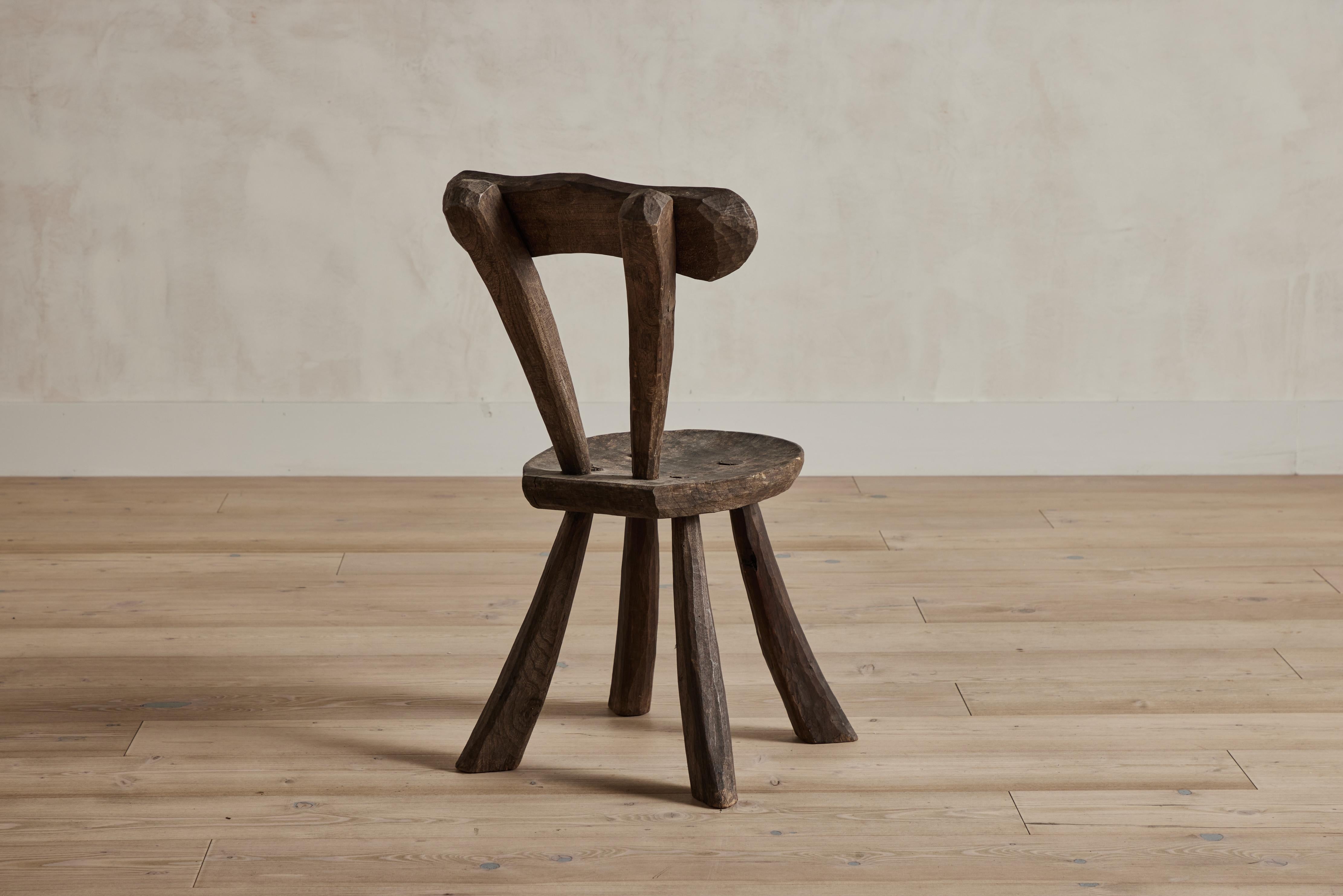 French Brutalist Alexandre Noll Chair For Sale