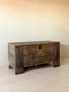 Cassapanca alpina brutalista, Francia, XIX secolo