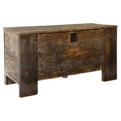 Cassapanca alpina brutalista, Francia, XIX secolo