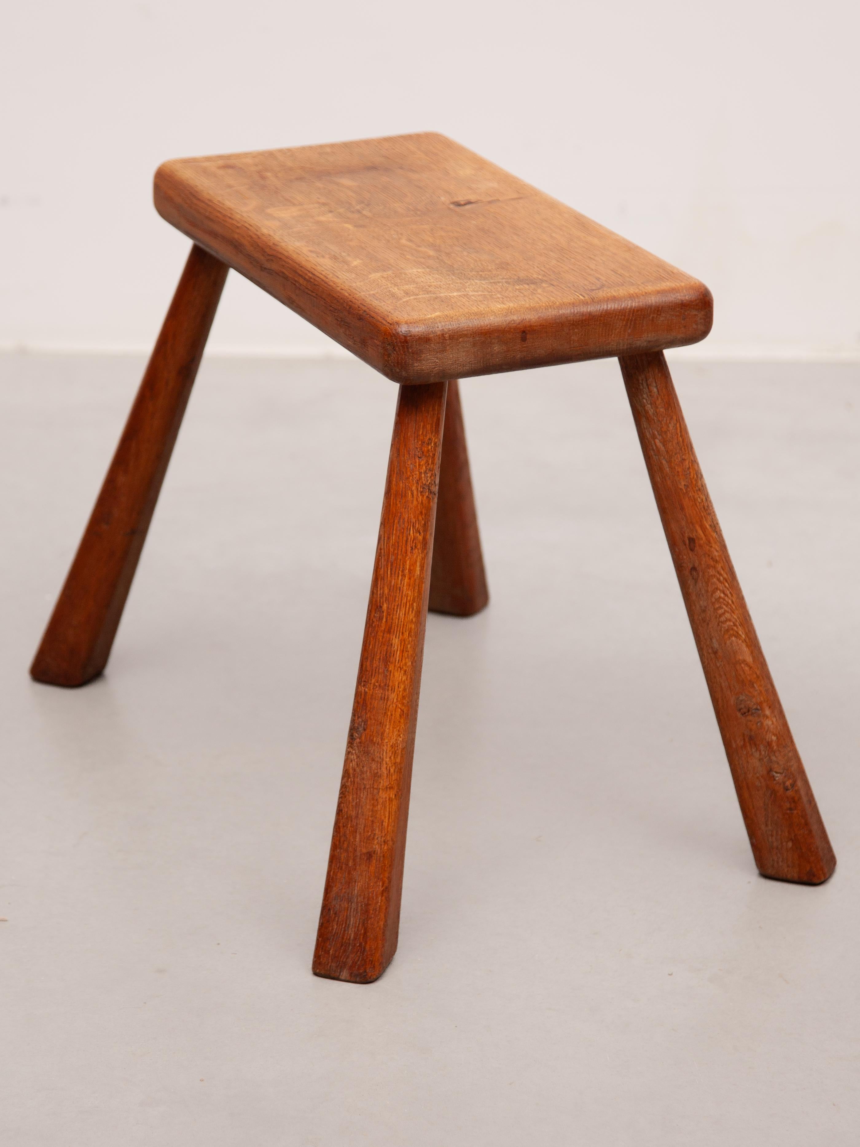 Legno Sgabelli alpini brutalisti, anni '50 in vendita