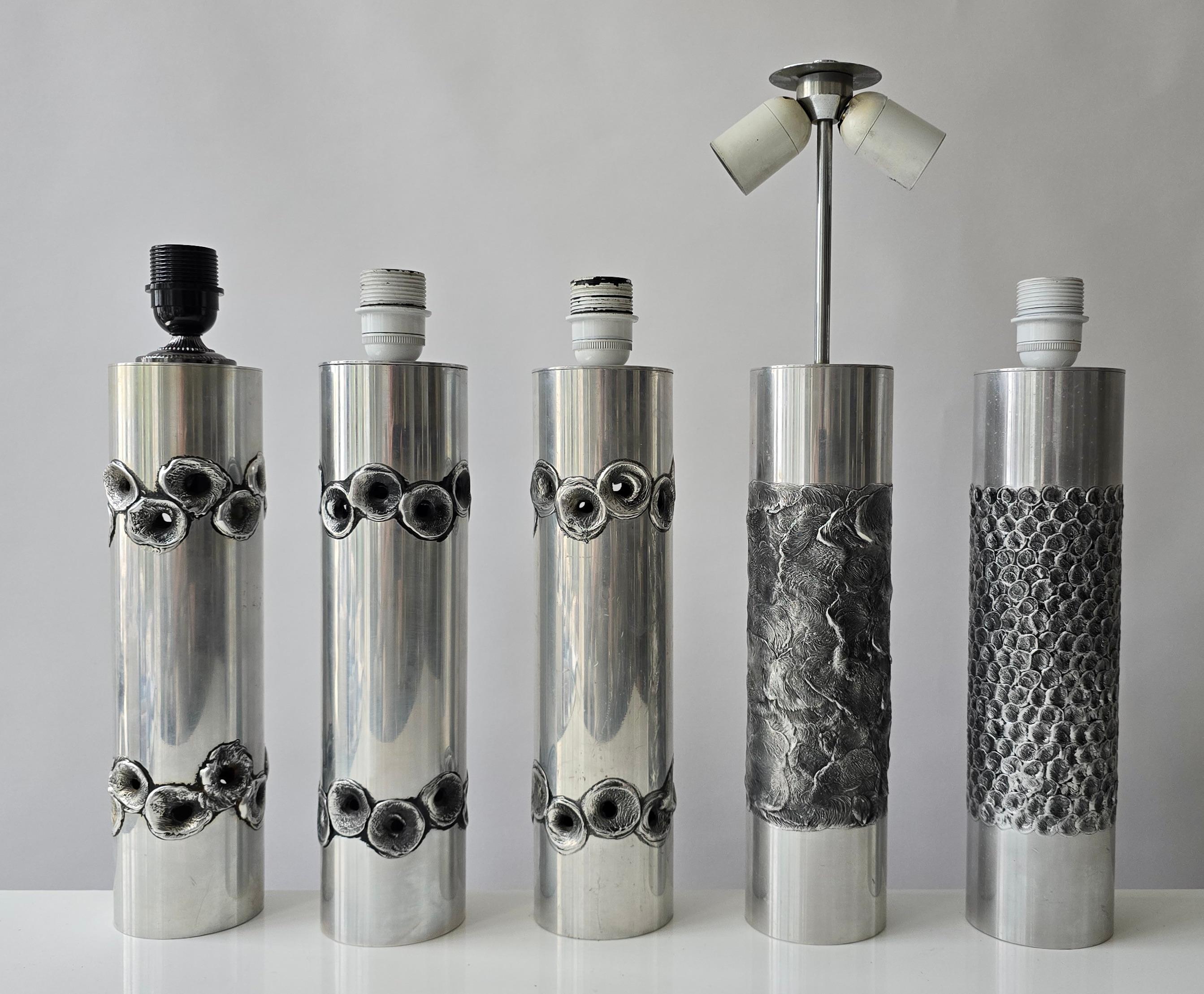 Lampes de table brutalistes en aluminium par Willy Luyckx pour Alucliar, Belgique, années 1970 - Plusieurs variantes disponibles

5 lampes de table brutalistes en aluminium conçues par l'artiste belge Willy Luyckx pour Alucliar dans les années