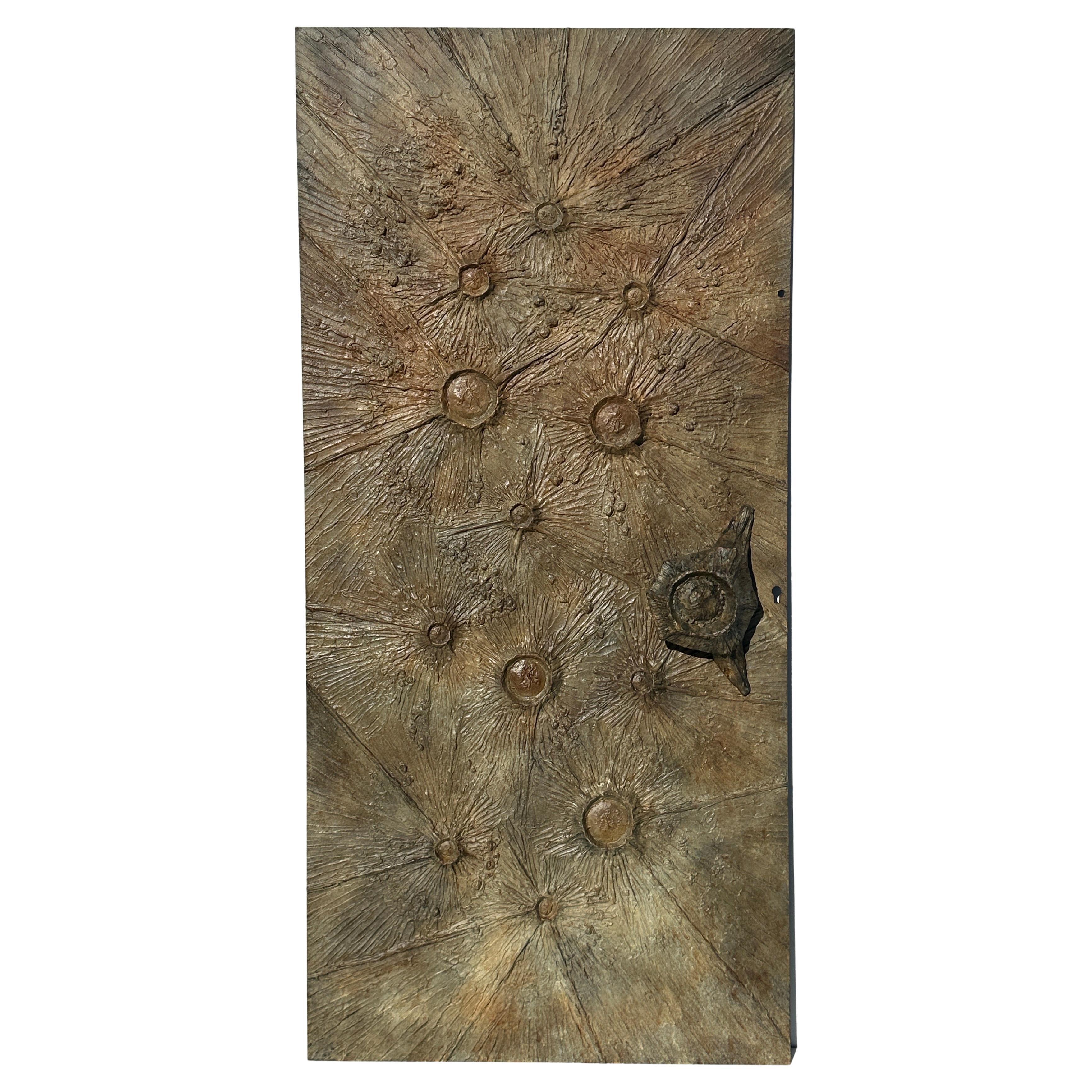 Puerta Brutalista de Aluminio en Acabado Bronce Antiguo en venta
