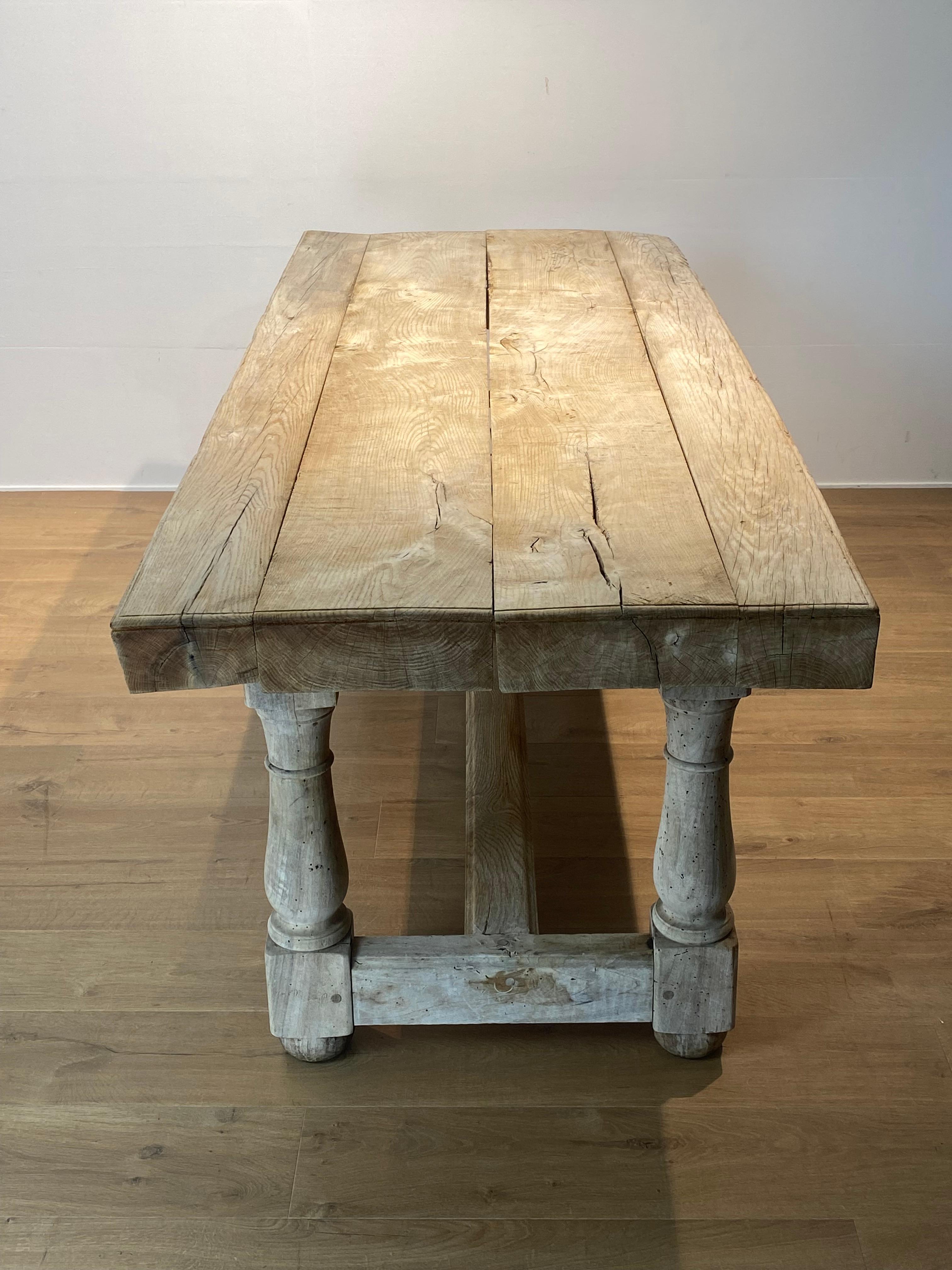 Brutalist Antique French Center Table For Sale 5