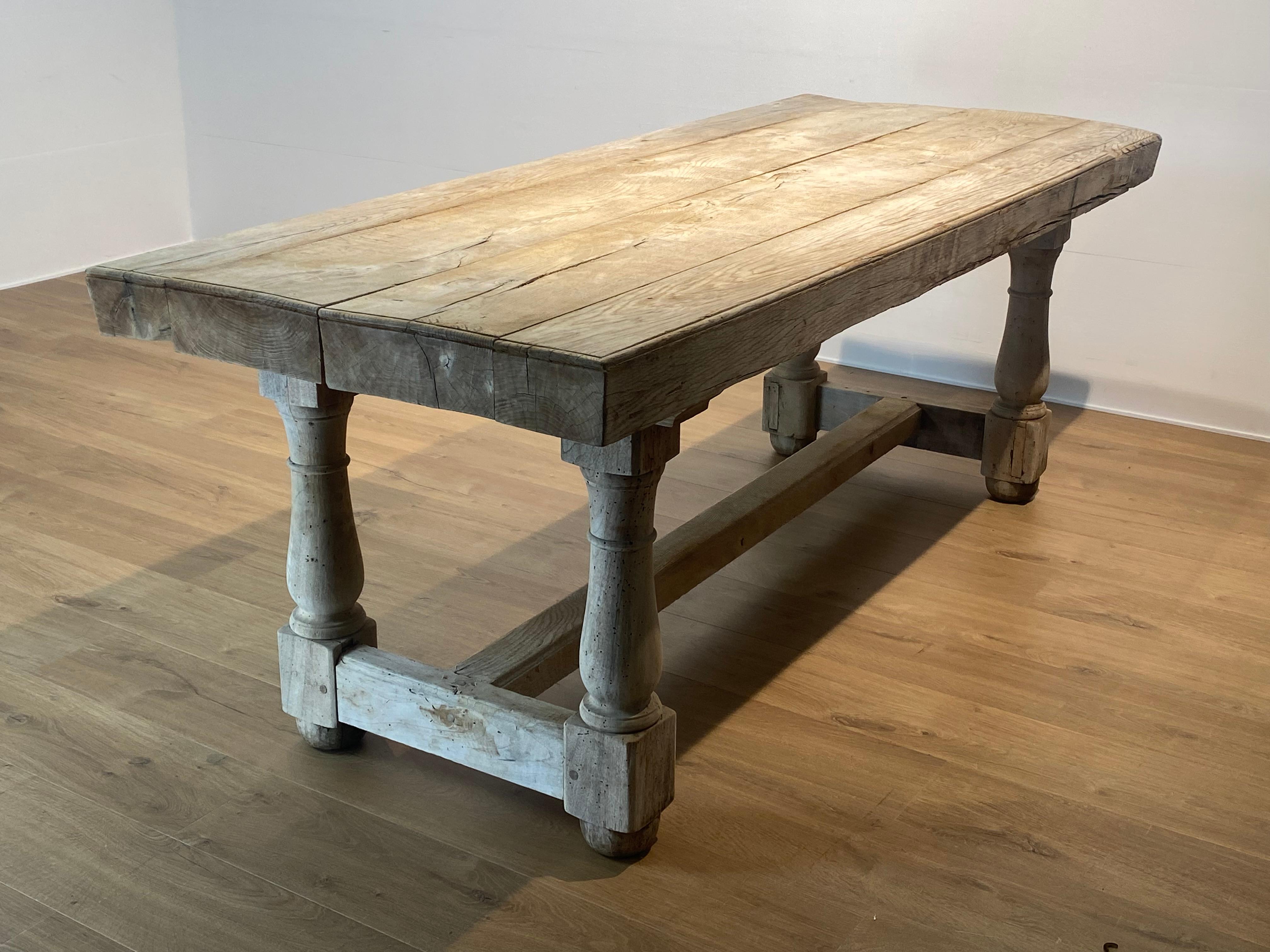 Brutalist Antique French Center Table For Sale 6