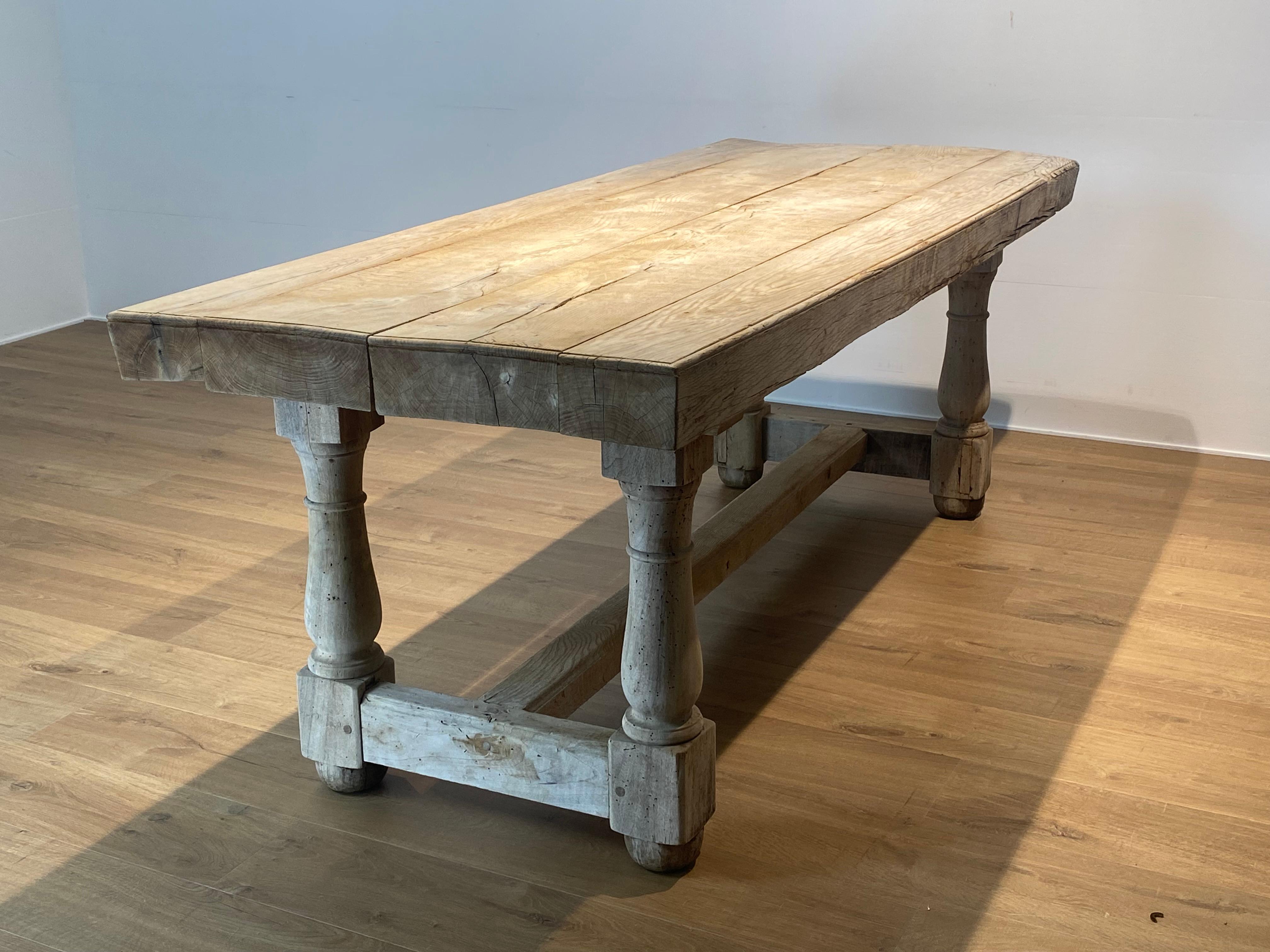 Brutalist Antique French Center Table For Sale 7