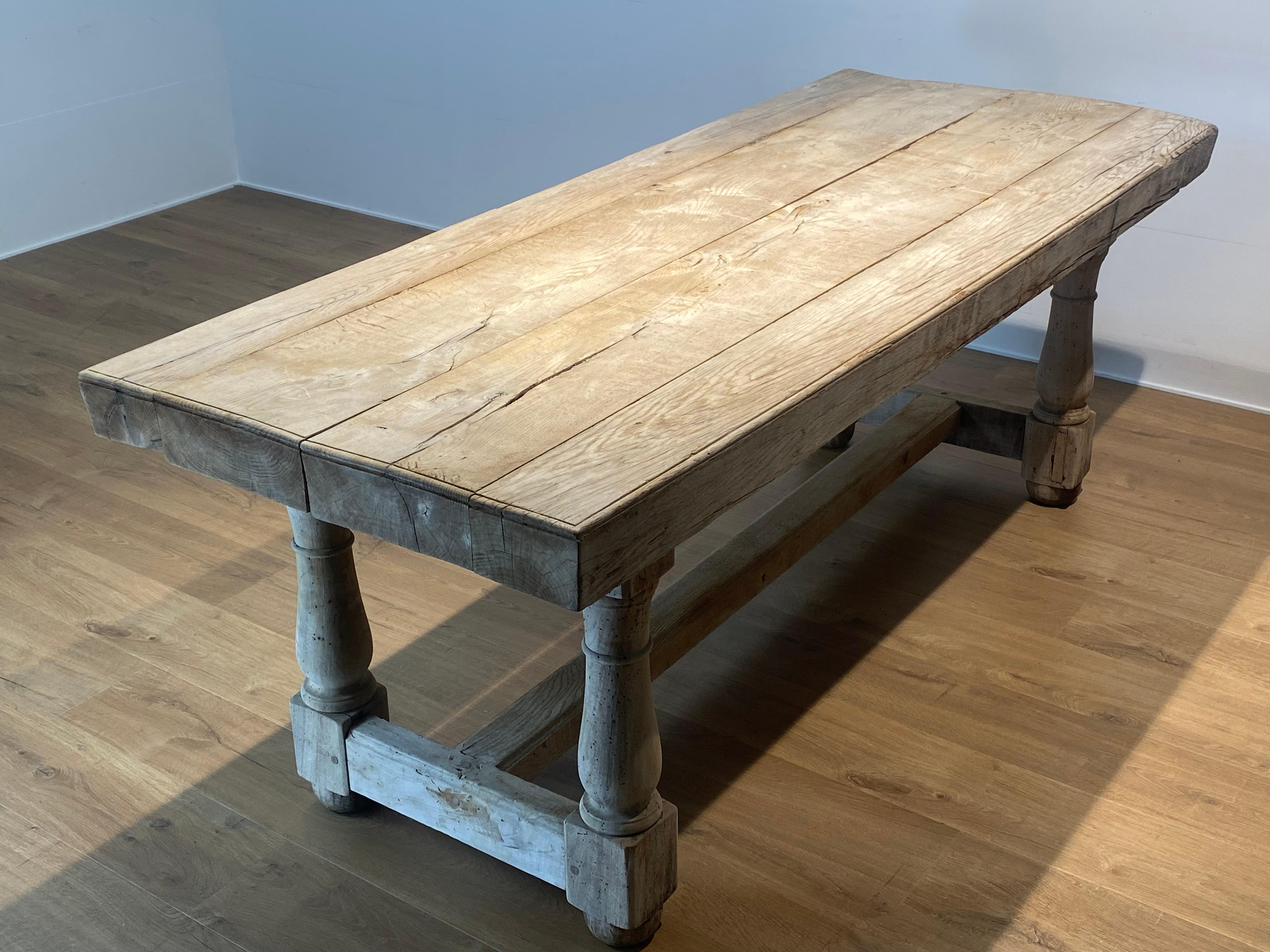Brutalist Antique French Center Table For Sale 8
