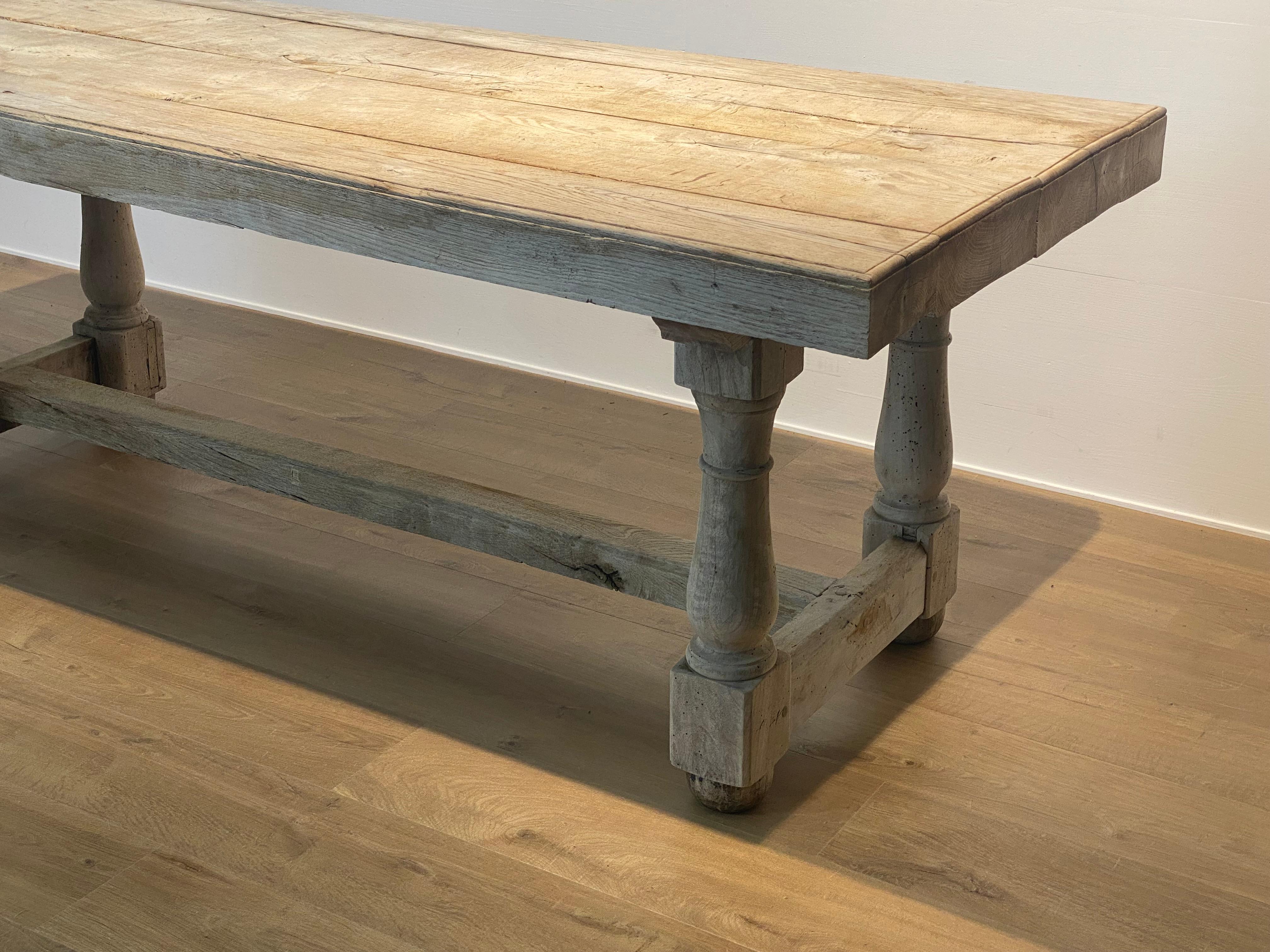 Brutalist Antique French Center Table In Fair Condition For Sale In Schellebelle, BE