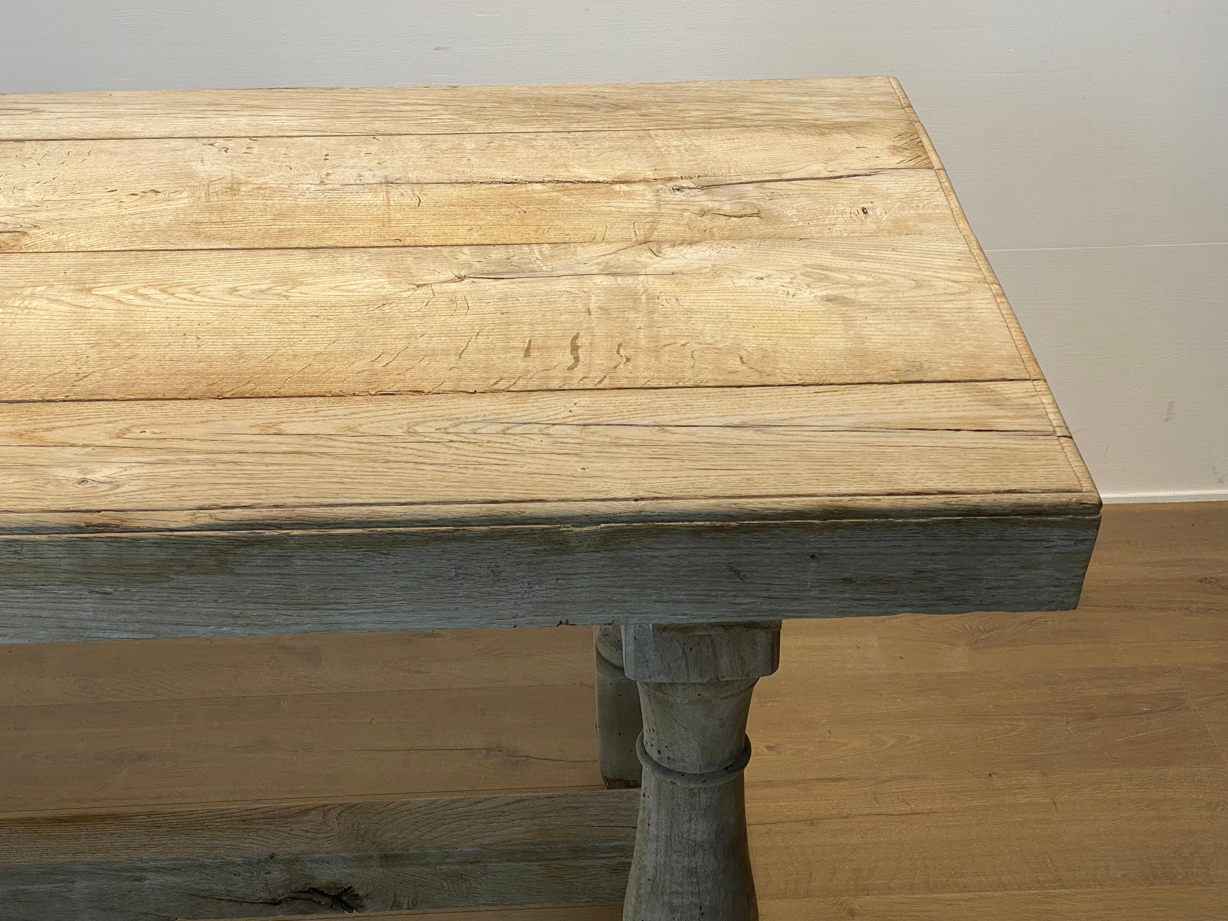 18th Century Brutalist Antique French Center Table For Sale