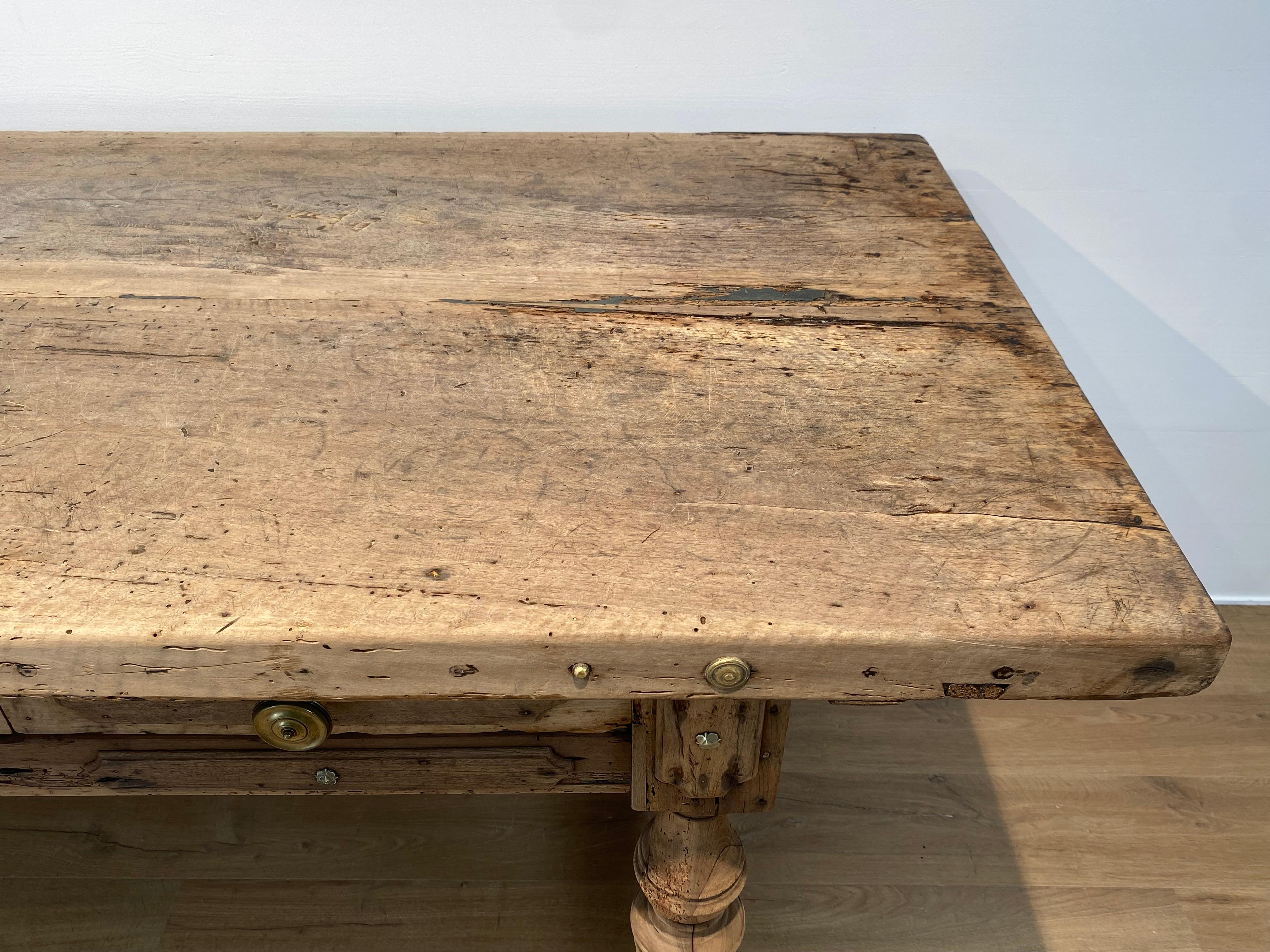Brutalist , Antique Italian Table For Sale 5