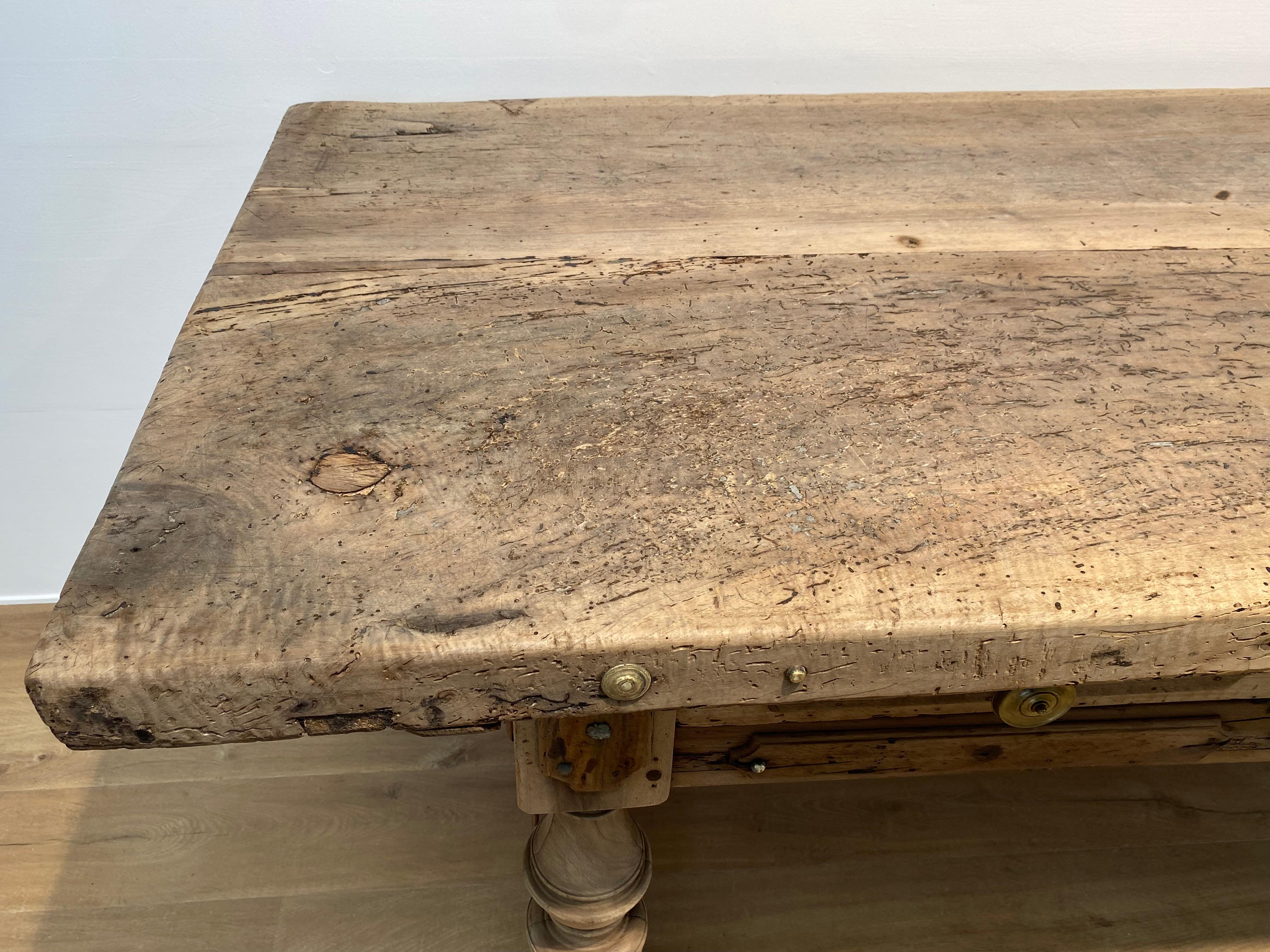 Brutalist , Antique Italian Table For Sale 7