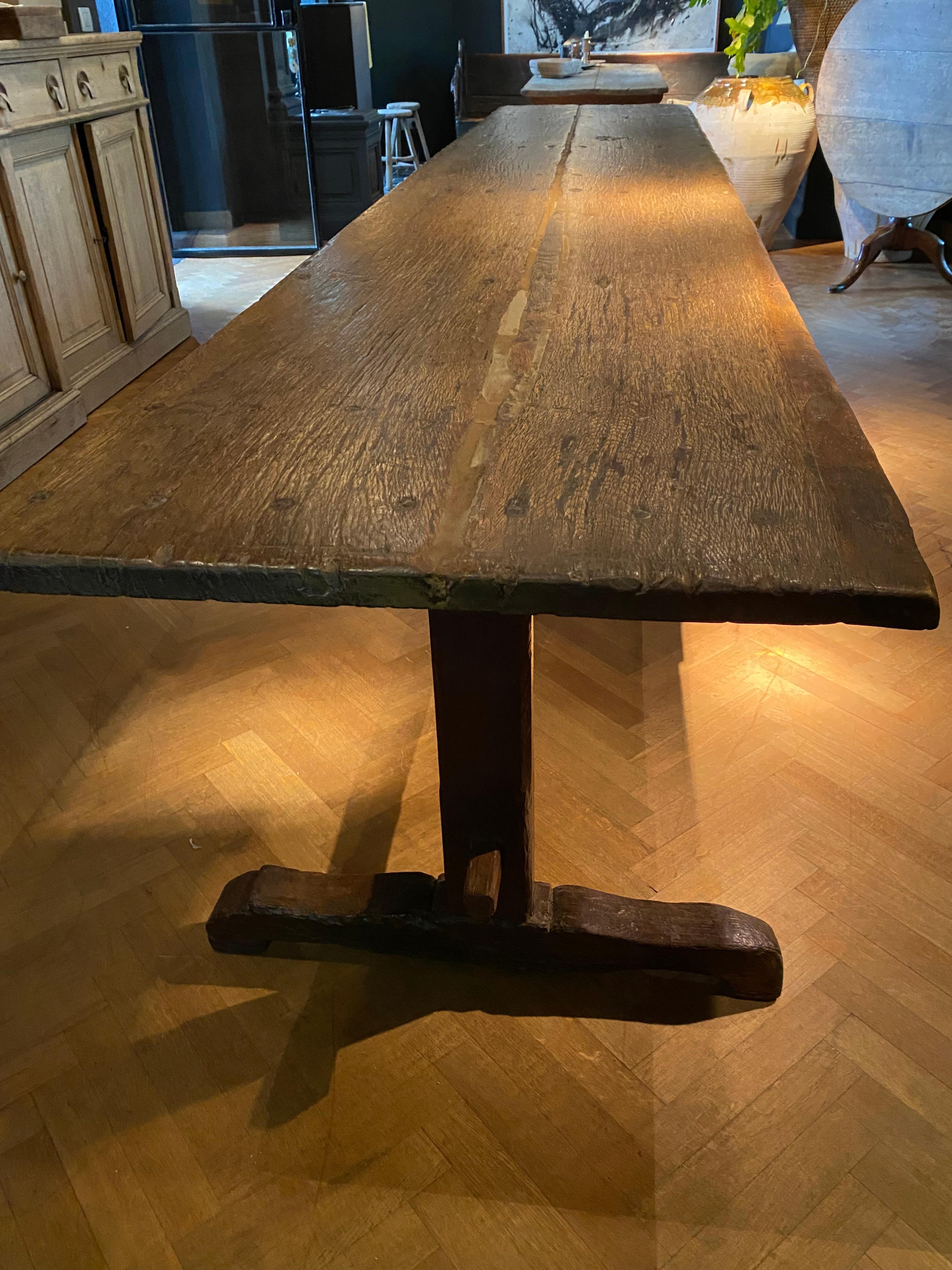 Brutalist, Antique Italian Table For Sale 8