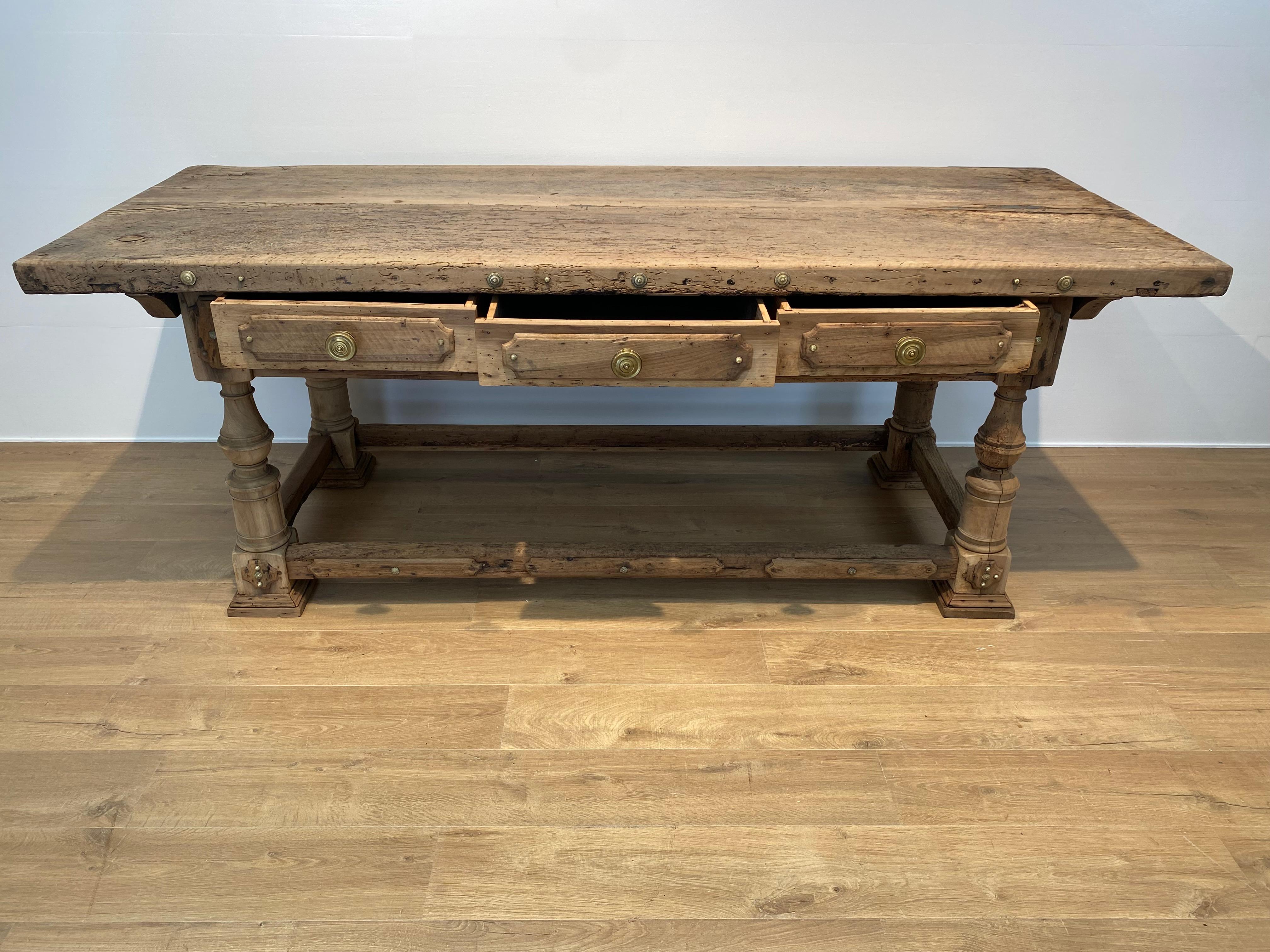 Brutalist , Antique Italian Table For Sale 9
