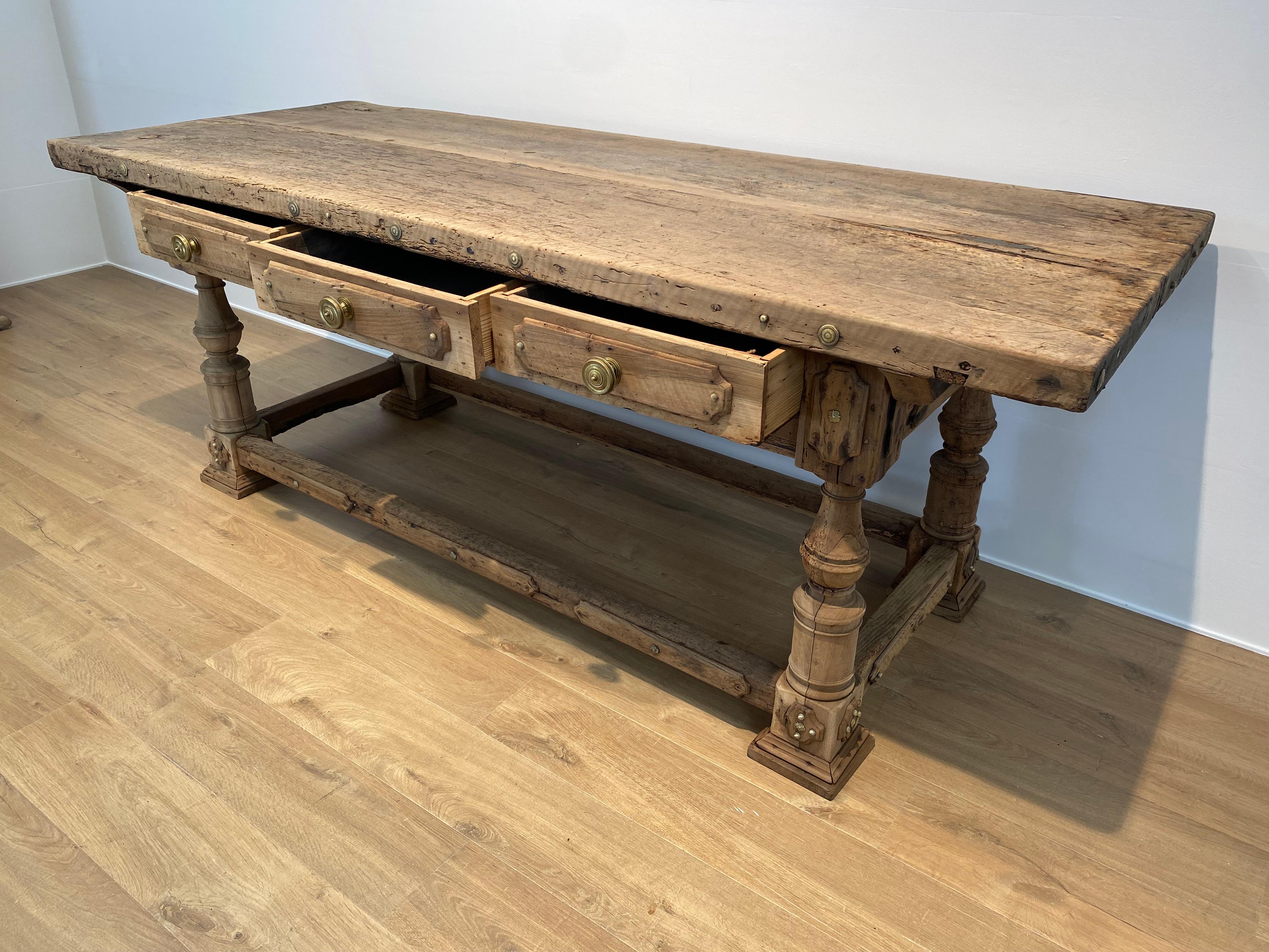 Brutalist , Antique Italian Table For Sale 10