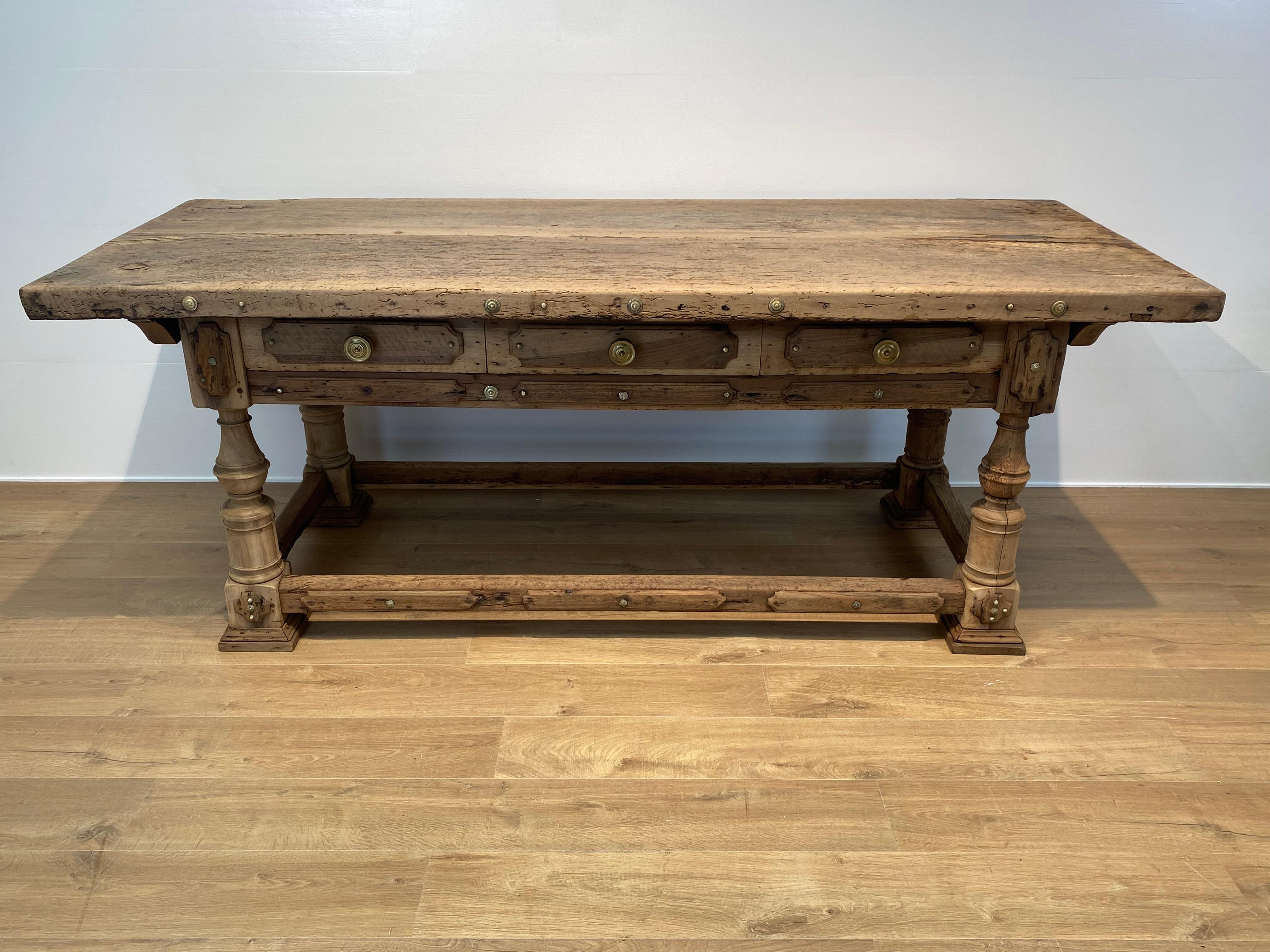 Brutalist , Antique Italian Table For Sale 3