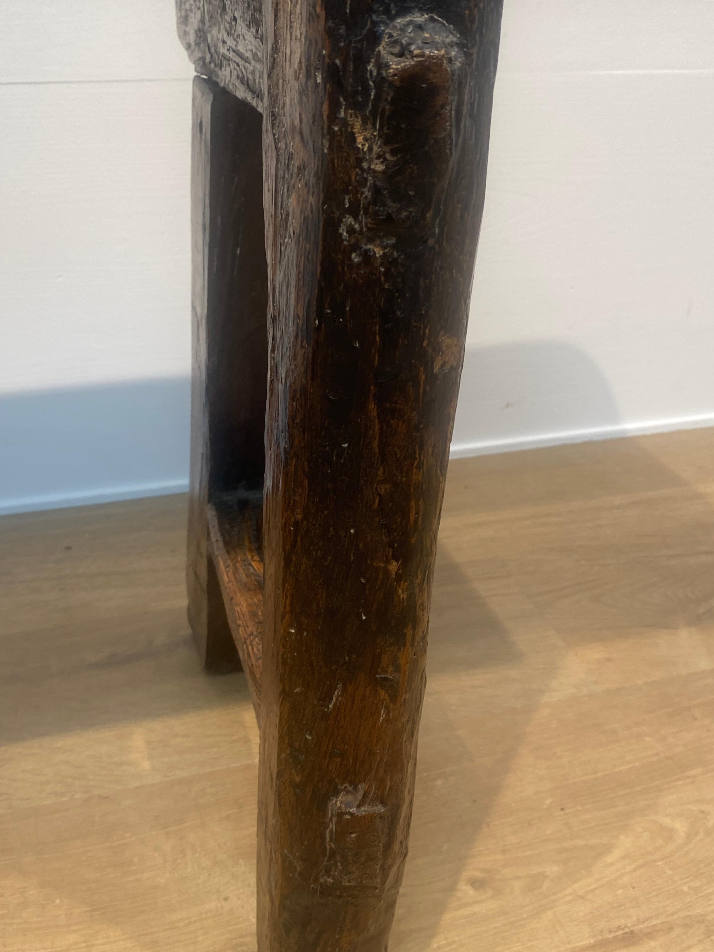Brutalist , antique Spanish Bench For Sale 6