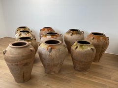 Brutalist, Antique Spanish Pottery Jar