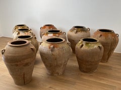 Brutalist, Antique Spanish Pottery Jar