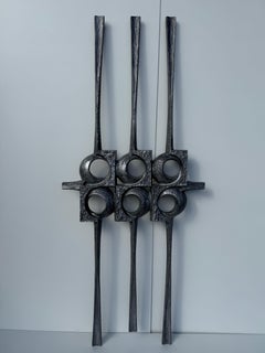 Brutalist Architectural Door Panel or Wall Decoration