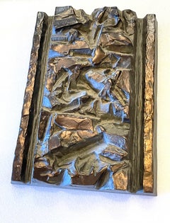 Brutalist Architectural Element in Bronze by Malcolm Leland