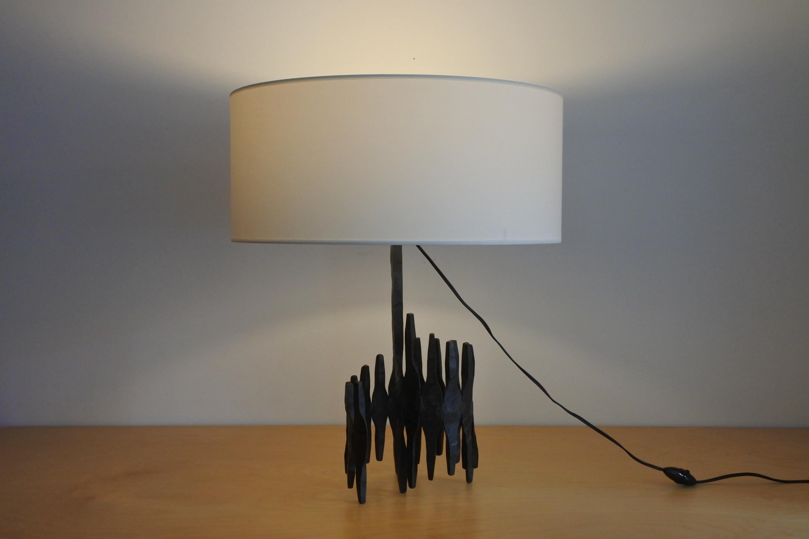 brutalist table lamp