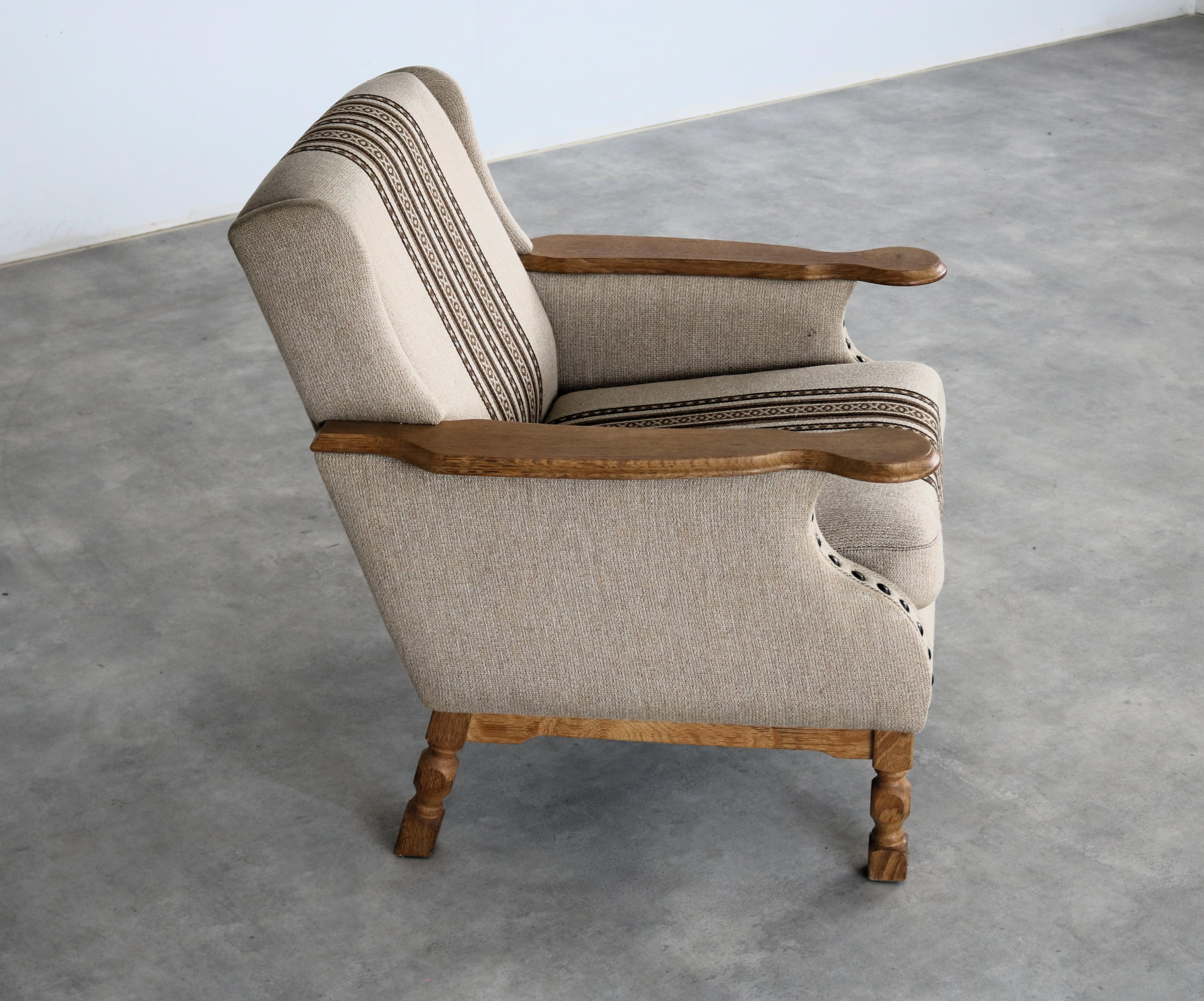 Brutalistischer Sessel  Lehnstuhl  1960s  Dänisch (Mitte des 20. Jahrhunderts) im Angebot