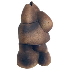 Brutalist Art Ceramic Sculpture by Marie Rose Vandeputte, Belgium 1975