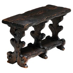 Brutalist Art Populaire Bench, France, 1950s