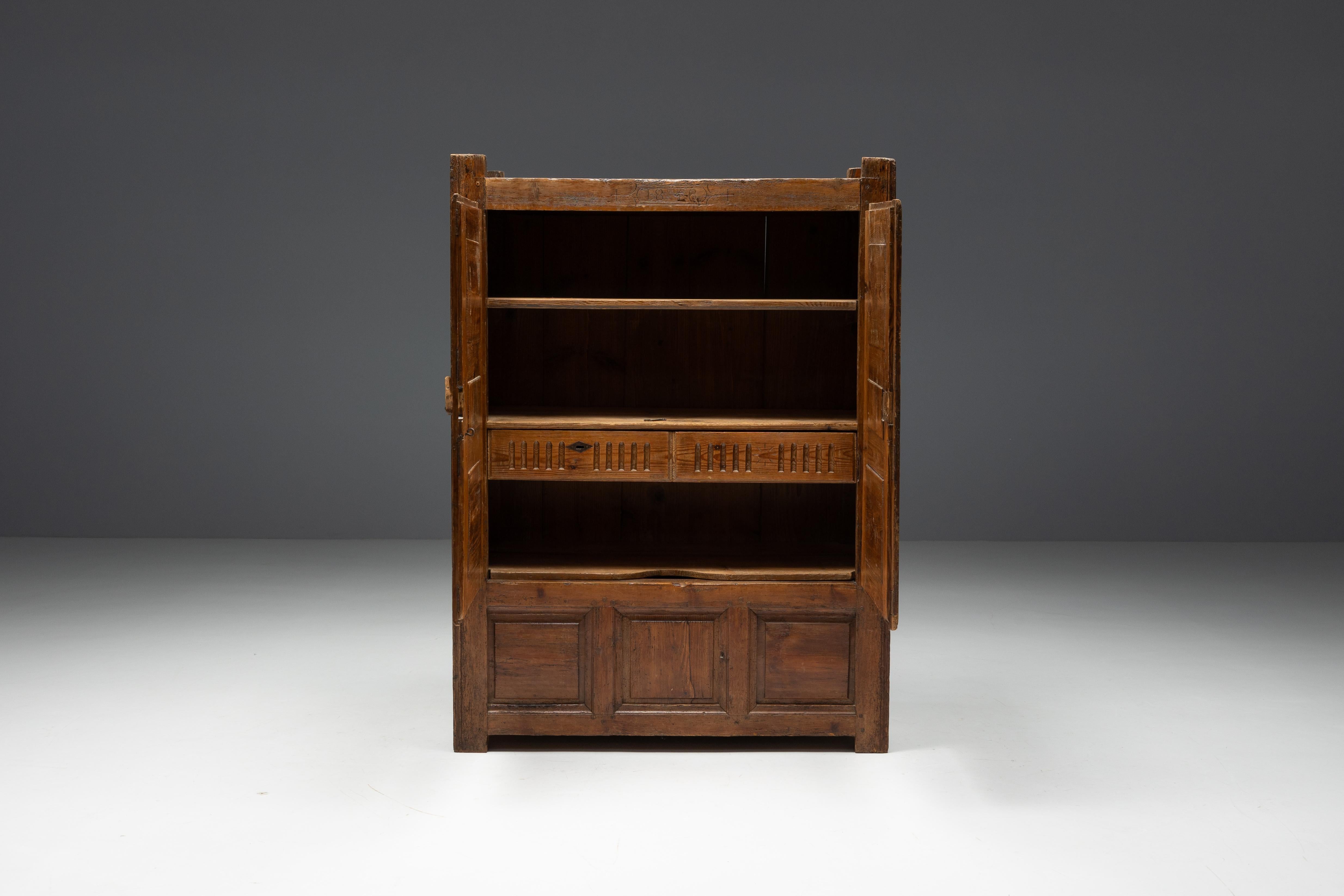 Bois Cabinet Populaire, France, 1848
