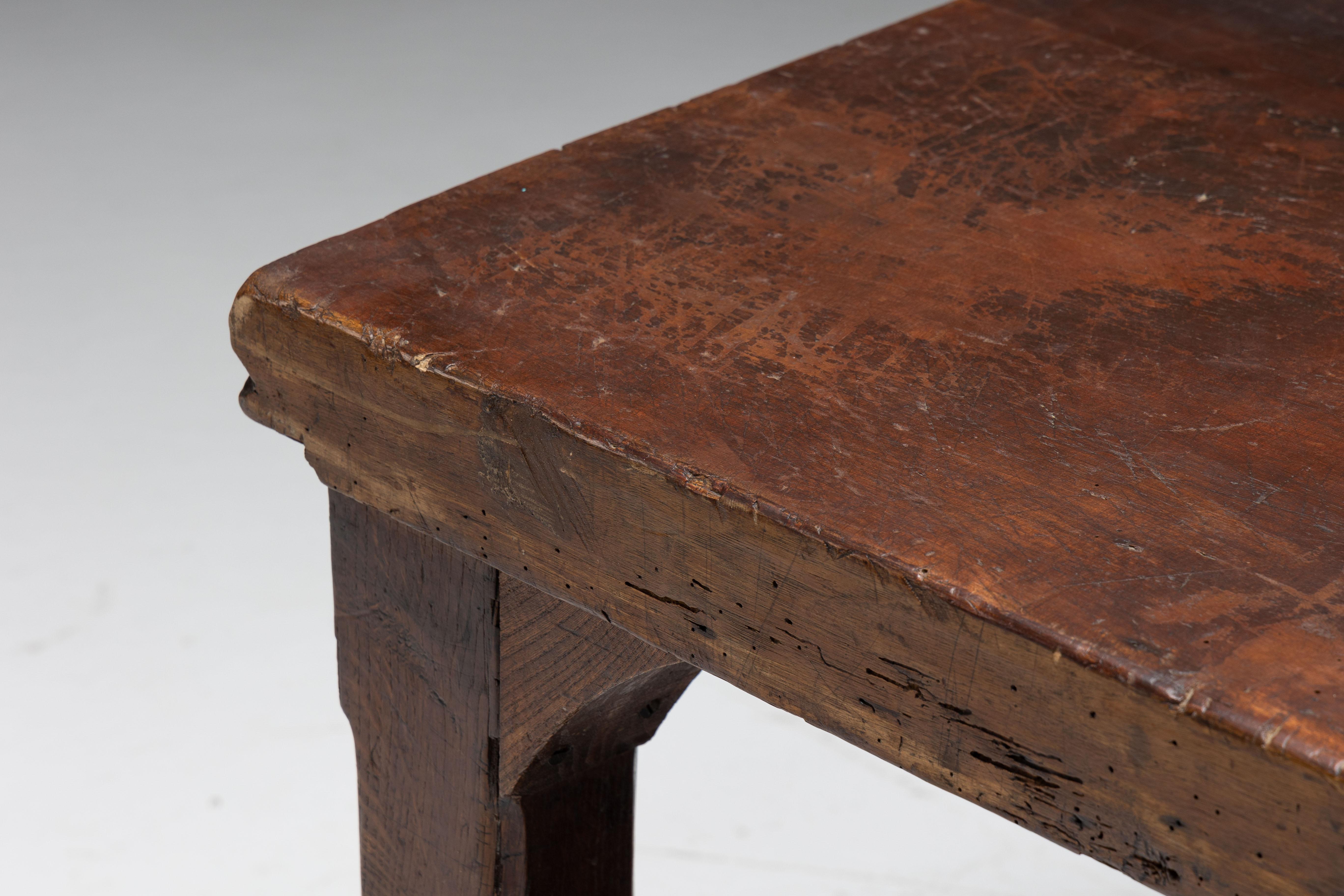 Brutalist Art Populaire Dining Table, France, 19th Century 1