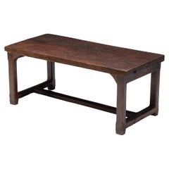 Brutalist Art Populaire Dining Table, France, 19th Century
