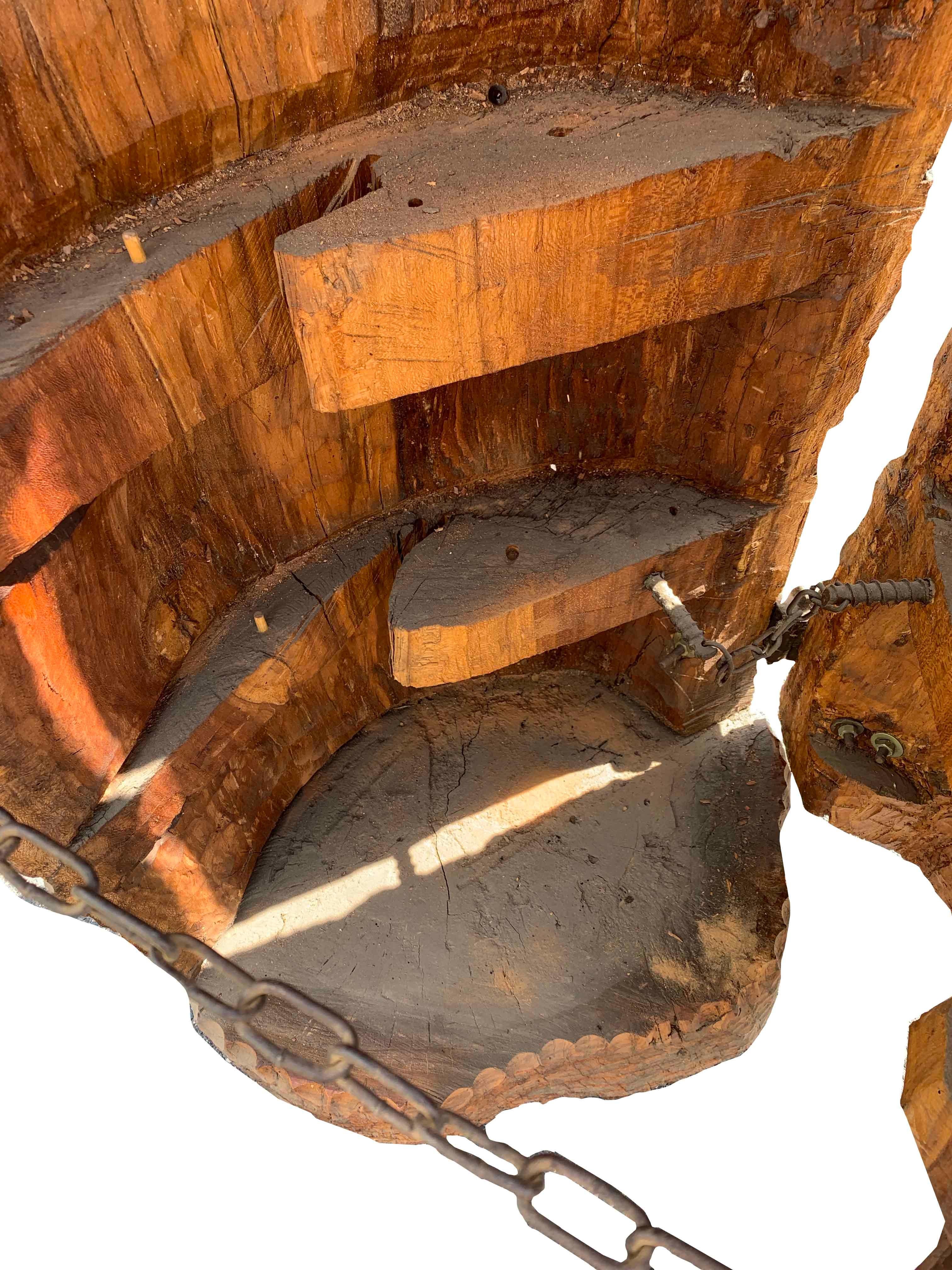 Brutalistischer Barschrank 1960' Tansania (Holz) im Angebot