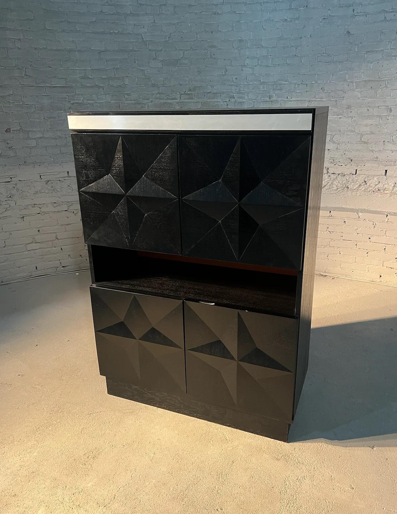 Brutalist Bar Cabinet  In Good Condition For Sale In BREDA, NL