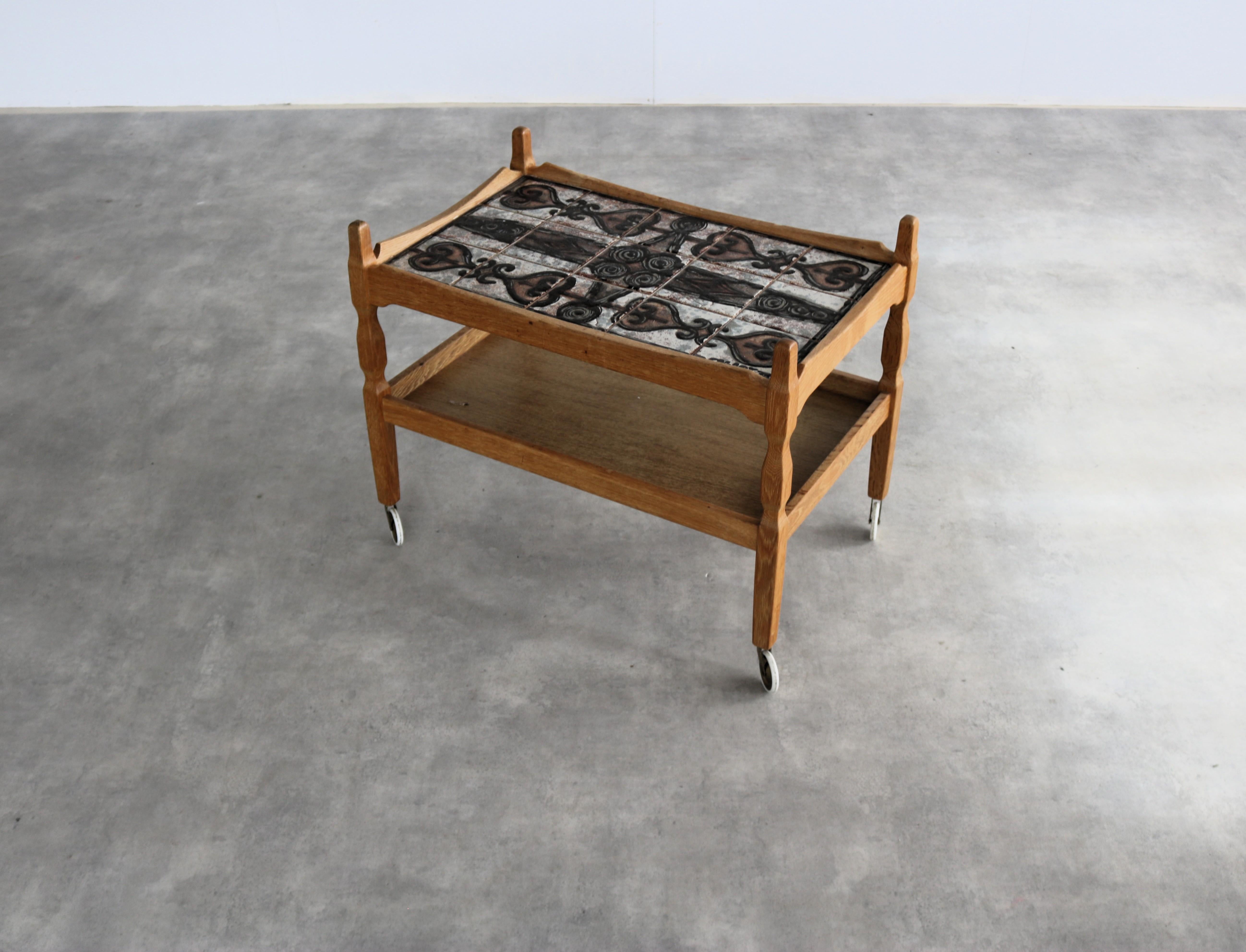 Brutalistischer Barwagen  1960s  Dänisch im Angebot 3