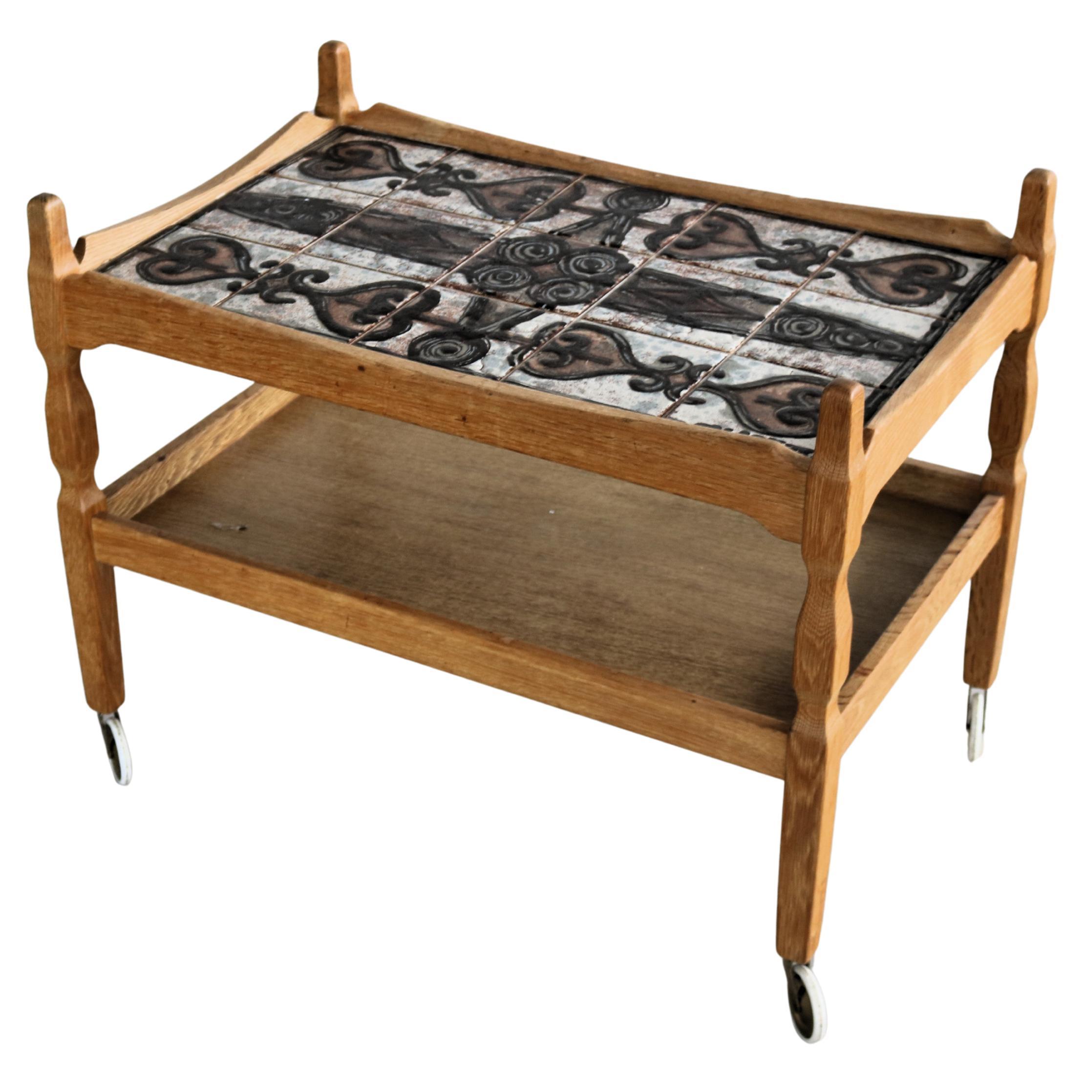Brutalistischer Barwagen  1960s  Dänisch im Angebot